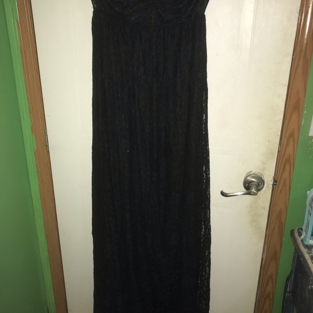 Black maternity dress